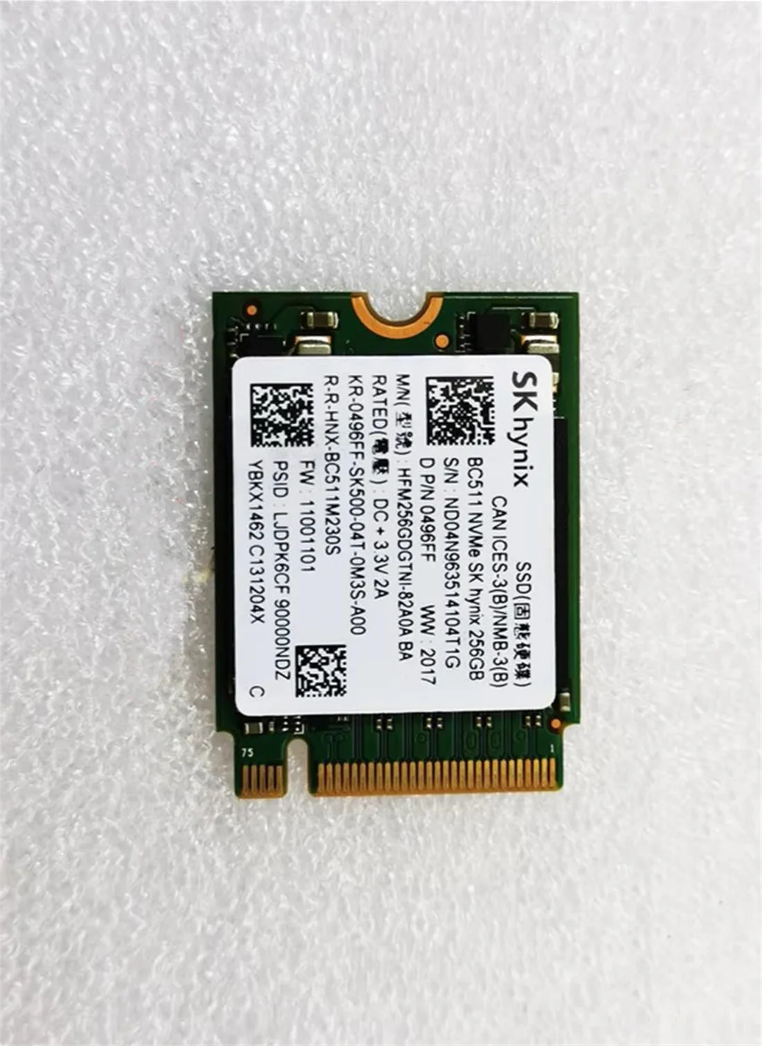FOR Dell Computer SK Hynix BC501/BC511 BC711 128G 256G 512G M.2