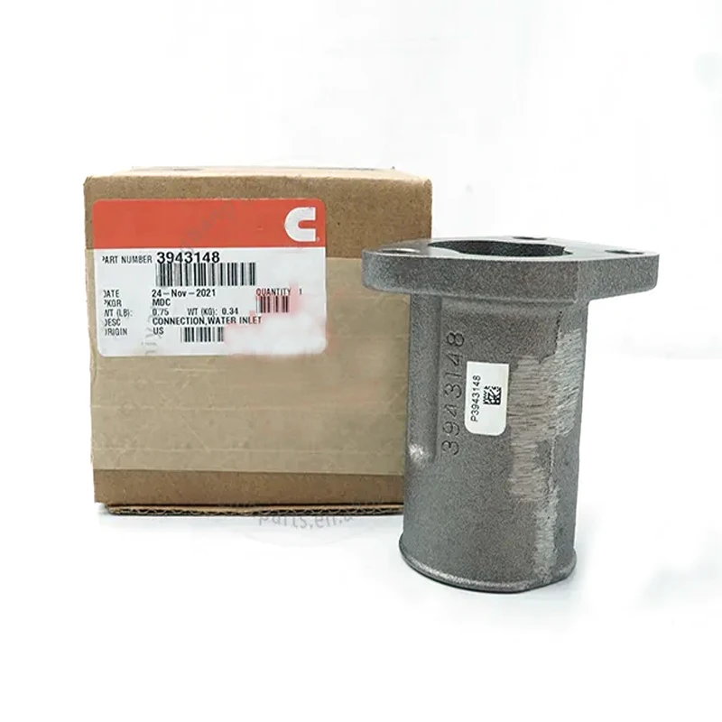 

1 шт. Запчасти для двигателя трактора: соединение впускного патрубка системы охлаждения 3943148 для Cummins QSB