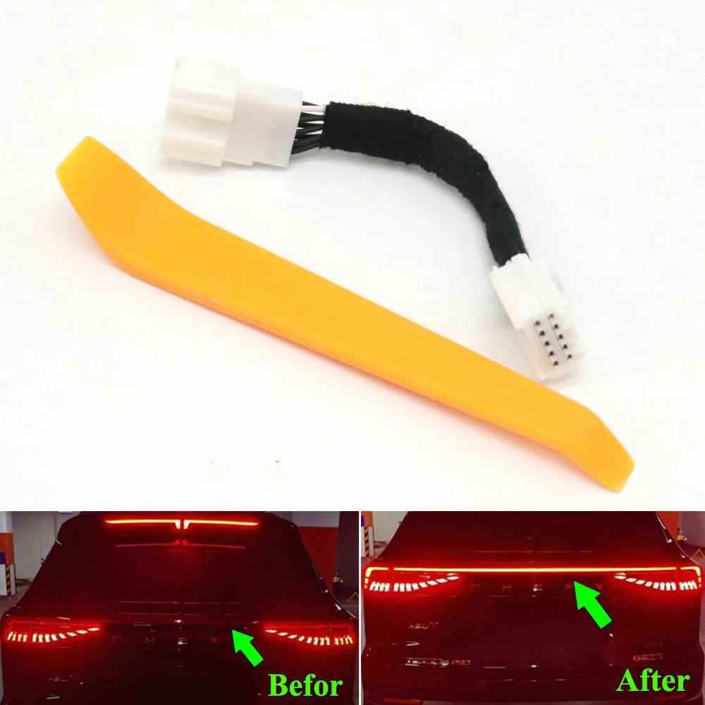 

Rear Warning Lamp Taillight Plug Adapter Wires Brake Light Wiring Harness For Chery Tiigo 9 8 Pro Max Arrizo 8‌ Fulwin A8