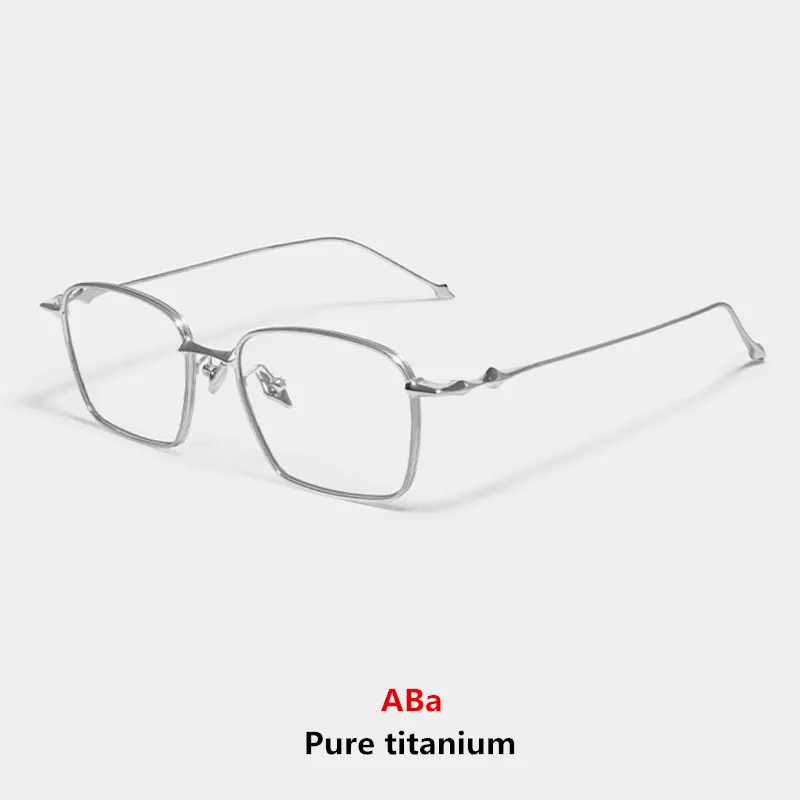 2025 New Optical Glasses Frame Men Women Korea Eyeglass Frames ABA Titanium Eyewear Retro Prescription Myopia Eyeglasses Reading