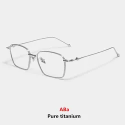 2025 New Optical Glasses Frame Men Women Korea Eyeglass Frames ABA Titanium Eyewear Retro Prescription Myopia Eyeglasses Reading