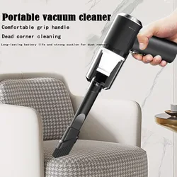 Car Vacuum Cleaner Mini Powerful Cleaning Machine Strong Multi-purpose Suction Handheld for Car Wireless Portable Home Appliance