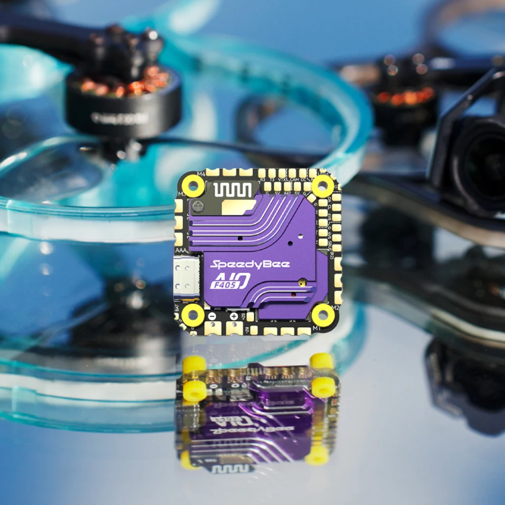 

SpeedyBee F405AIO F405 AIO Bluejay 3-6S 40A Flight Controller 25.5x25.5mm For Drone Quadcopter Racing