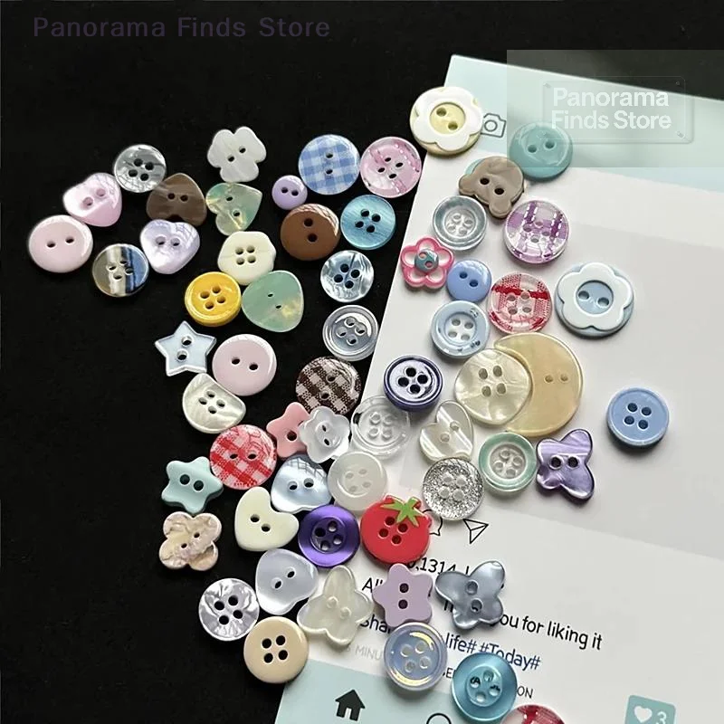 10pcs DIY Scrapbooking Sewing Buttons Cute Random Clothing Accessories for Crafting