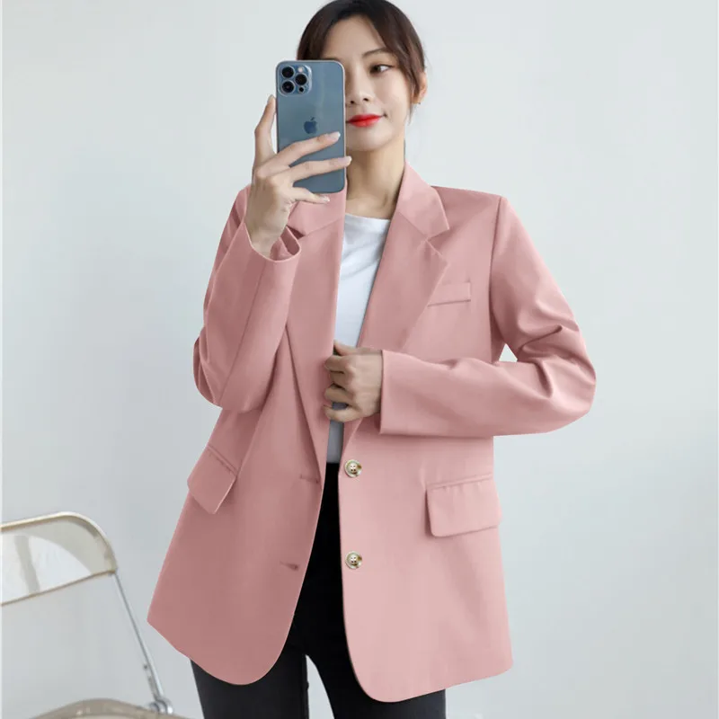 New Spring and Autumn Women\'s British Style Casual Versatile Suit Coat