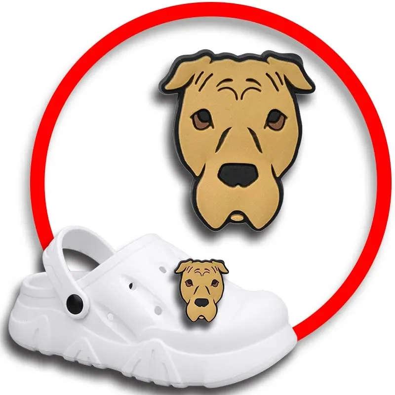 

New Dog Shoe Charms for Crocs Sandals Women Clogs Pins Shoe Decorations Accessory Men Badges Boys Girls Kids Shoes Accessories