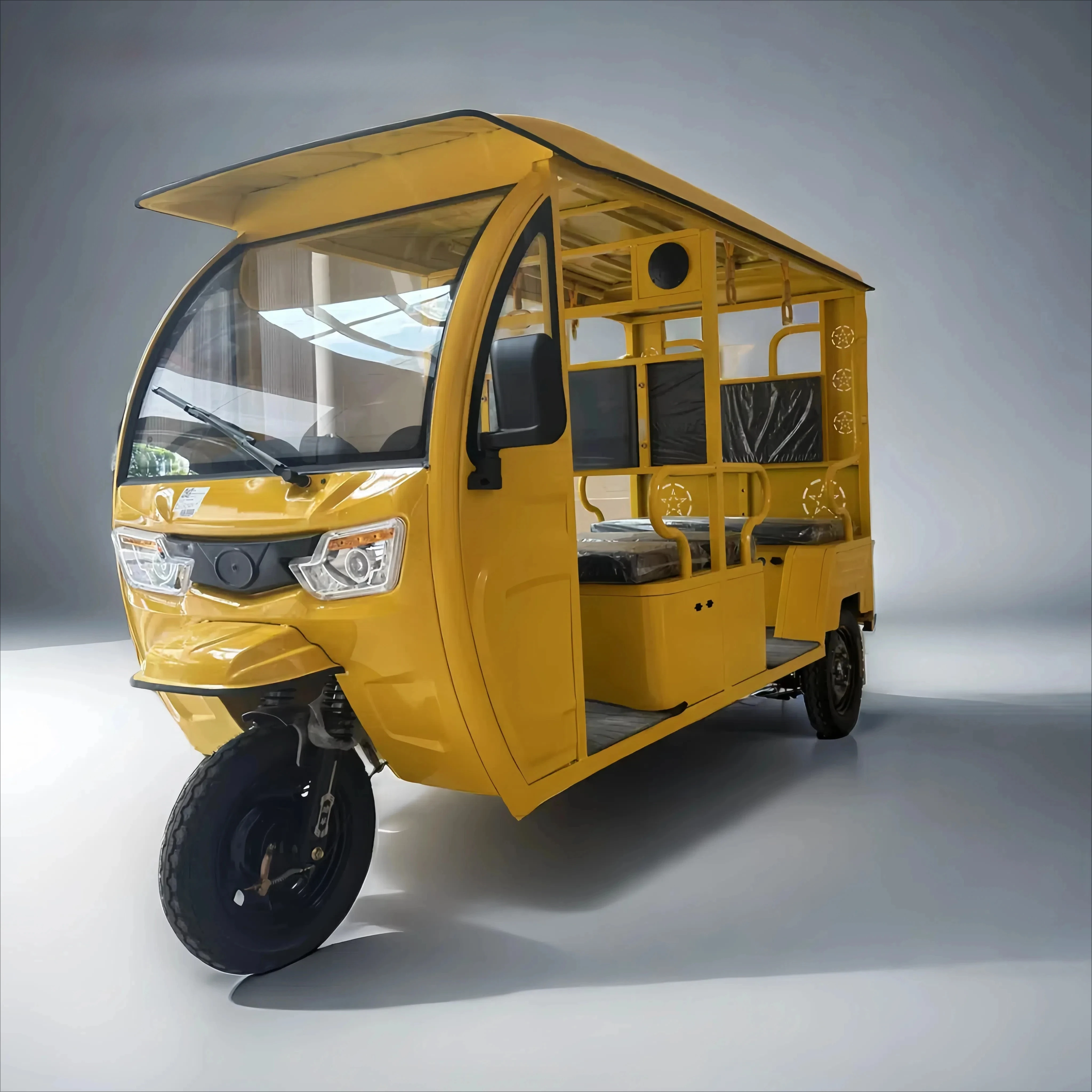 

Electric Passenger Tricycle 3-Wheel MotoTaxi Electric Tricycle Electric TricycleFor 4 Person Open-air Sightseeing Vehicle