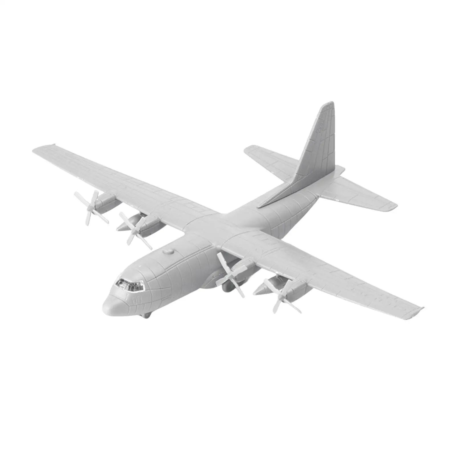 1/144 Transport Plane Model Airplane Model 4 D C130 for Collection Decoration Air Transport Airplane Snap Plane Model Gift