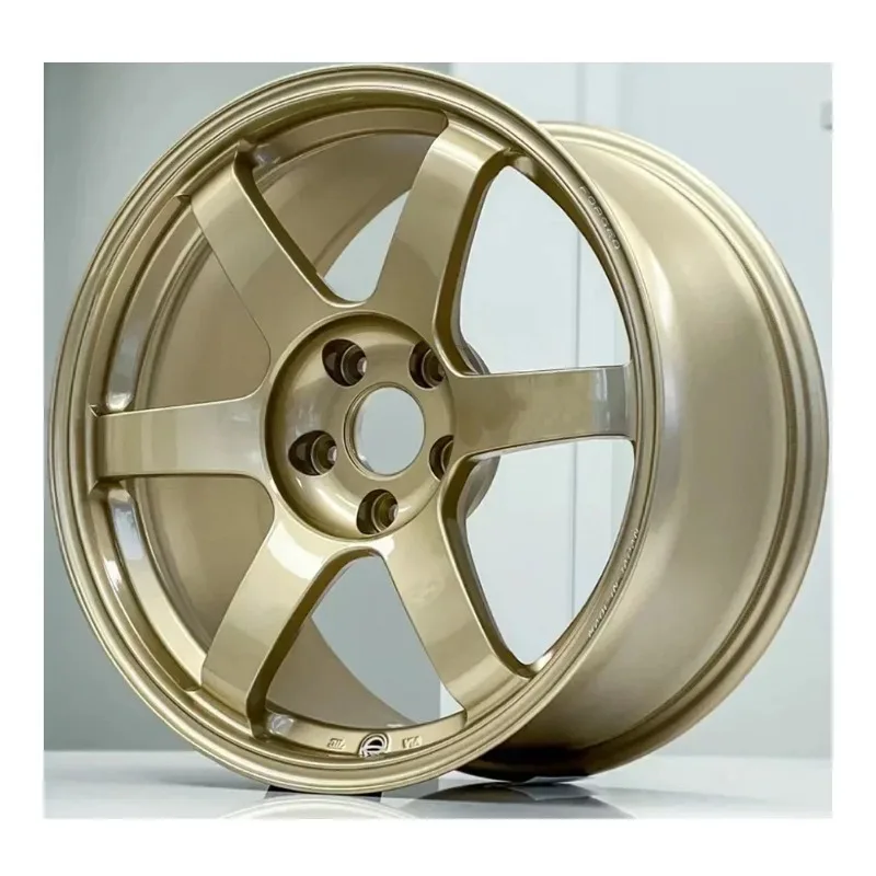 5X 112 إطارات TE37 عجلات مقعرة عميقة مخصصة لمقبض الشتاء الأمثل وتصفيف ما بعد البيع الديناميكي