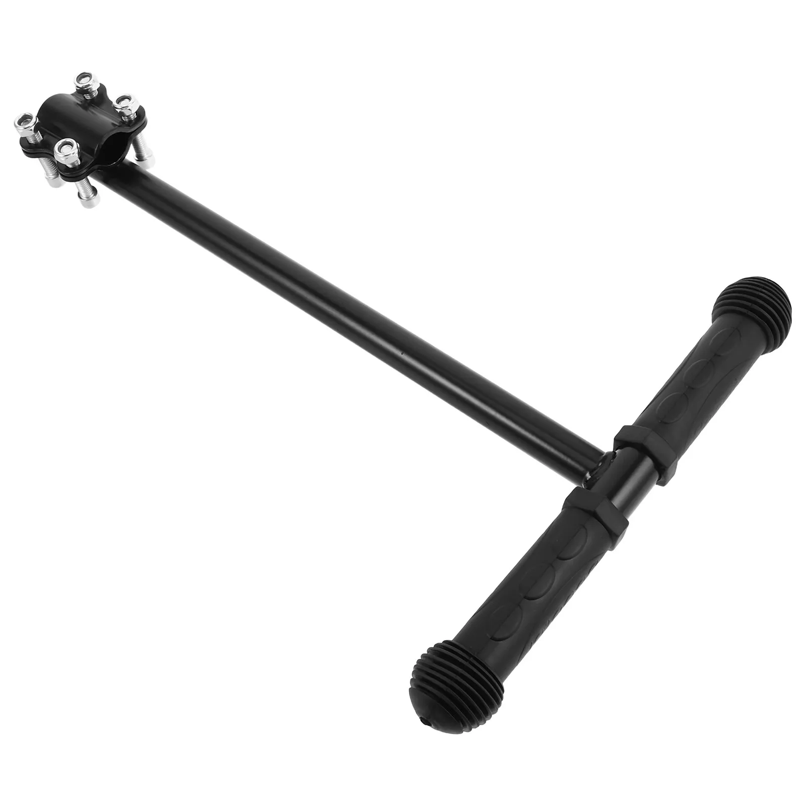 

Stroller Handle Extender Bar 1.77 Inch Diameter Stainless Steel and Plastic Ergonomic Non-Slip Grip for Baby Strollers Wagons