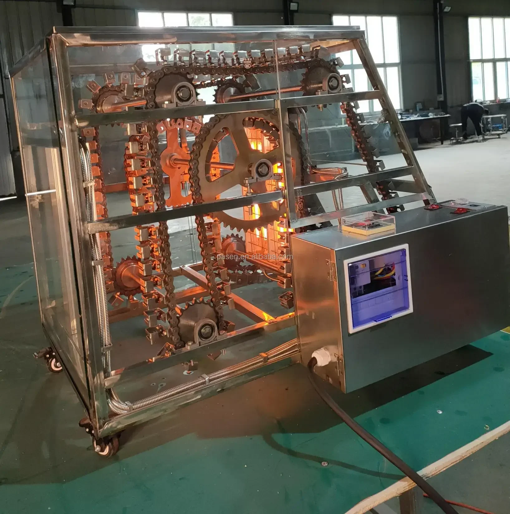 

Automatic barbecue machine Roast meat skewer machine BBQ grill machine