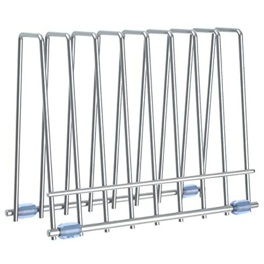 

Reusable Storage Bags Rack, Drying Rack for Storage Bags, Stainless Stand for Reusable Freezer Containers and Vacuum Sealer Bag