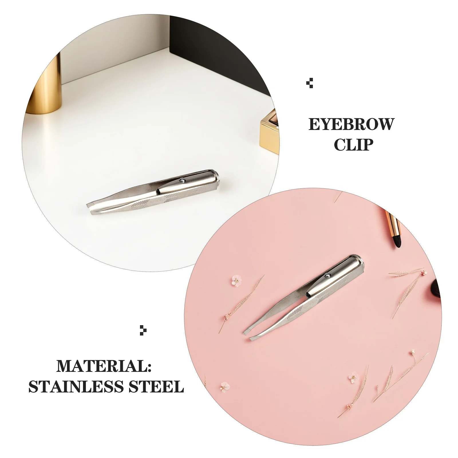 Led الحاجب الملقط المدمج في مصباح ليد فائق السطوع لدقة إزالة شعر الوجه الذقن رمش نتف أداة الحاجب