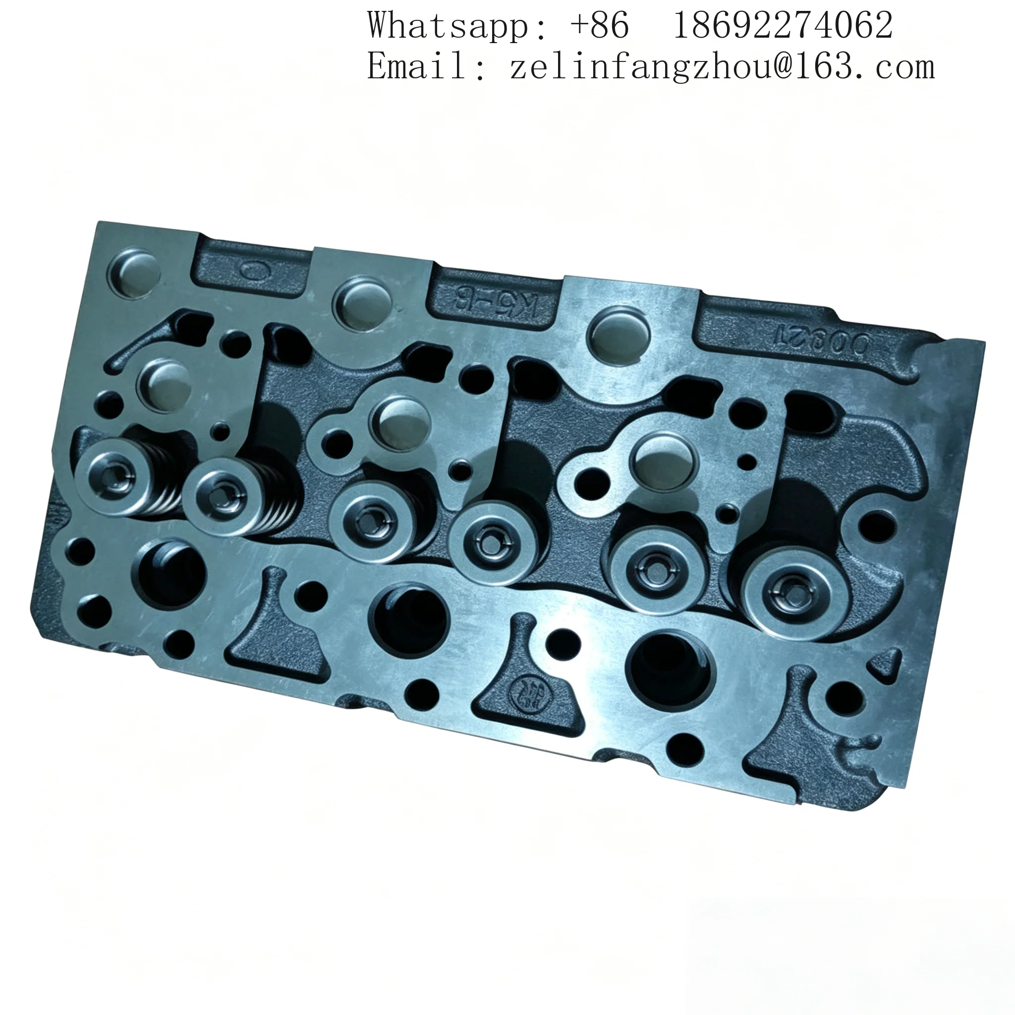 D1102 D1101 3 Cylinder Diesel Engine Cylinder Head Assembly Replacement for Kubota Tractor Heavy Duty