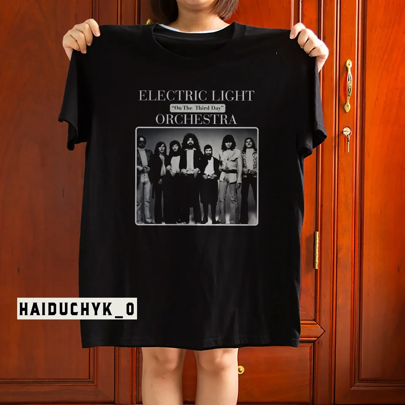 Camiseta negra unisex Electric Light Orchestra On The Third Day, talla S-5XL