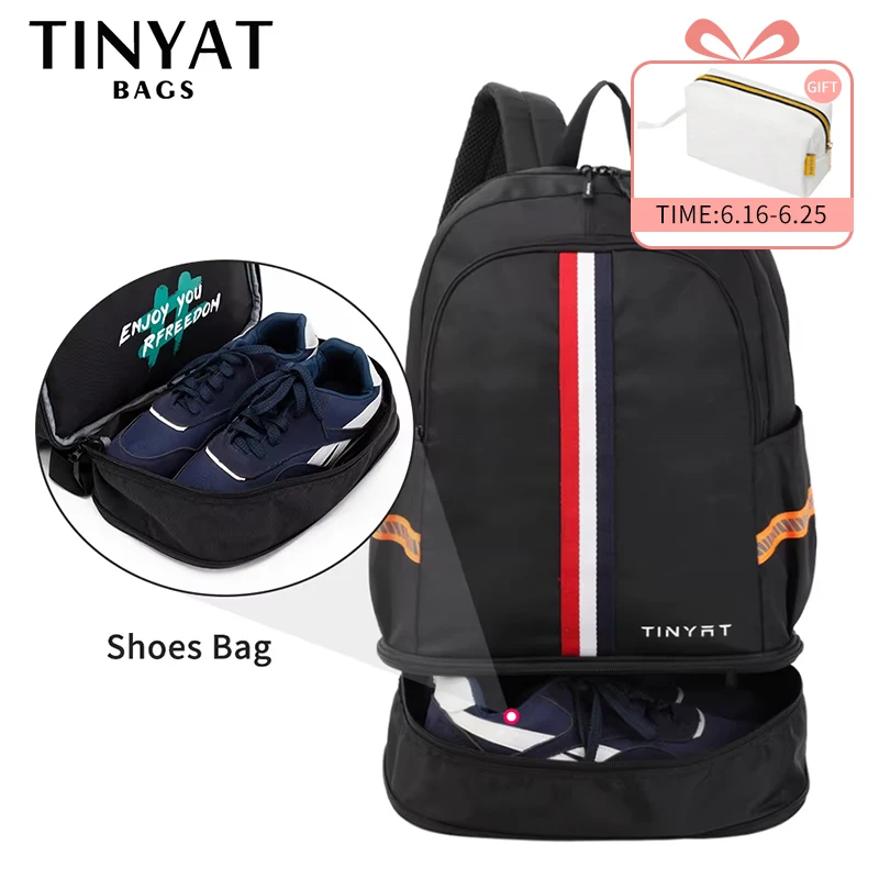 

TINYAT 26L Mountain Hiking Backpack for Active Lifestyles Stretch Fabric Sports Bag Shoulder Strap and Bike Rack Compatibility