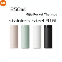 Xiaomi 350ml Stainless Steel Thermos Pocket Cup Mini Portable Vacuum Flasks Fashion Thermal Coffee Cup Insulation Water Bottle