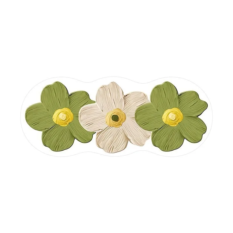 

Floral imitation cashmere carpet, high-end long strip cool bay window mat
