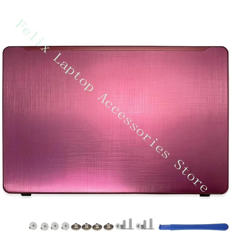 ل F5-573G F5-573 كمبيوتر محمول جديد LCD الغطاء الخلفي الحافة الأمامية مفصلات الشاشة الغطاء الخلفي الإطار الحافة الإسكان البلاستيك
