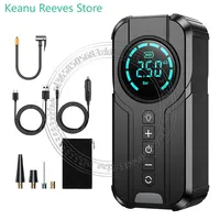 Portable Electric Digital Display Car Tire Air Pump Intelligent Vehicle Mounted Inflator Pump Wireless Operation for Automotive