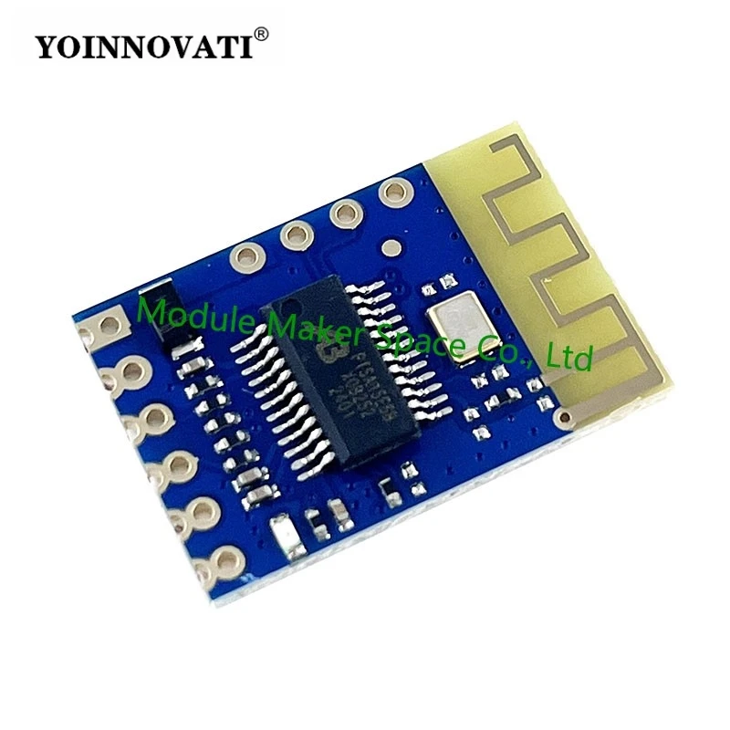 JDY-62A Mini BT-compatible BLE 5.0 Stereo Audio Wireless Module Board JDY 62 For Android IOS Automatic Sleep