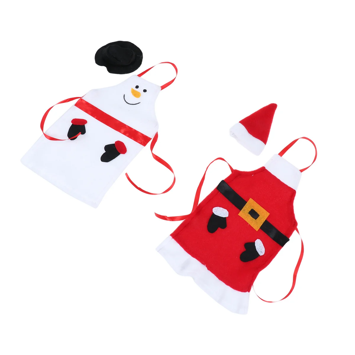 2 قطعة عيد الميلاد الديكور زجاجة النبيذ كم الغطاء الواقي لأدوات المائدة الطرفية الأحداث المنزلية ديكور غطاء زجاجة النبيذ