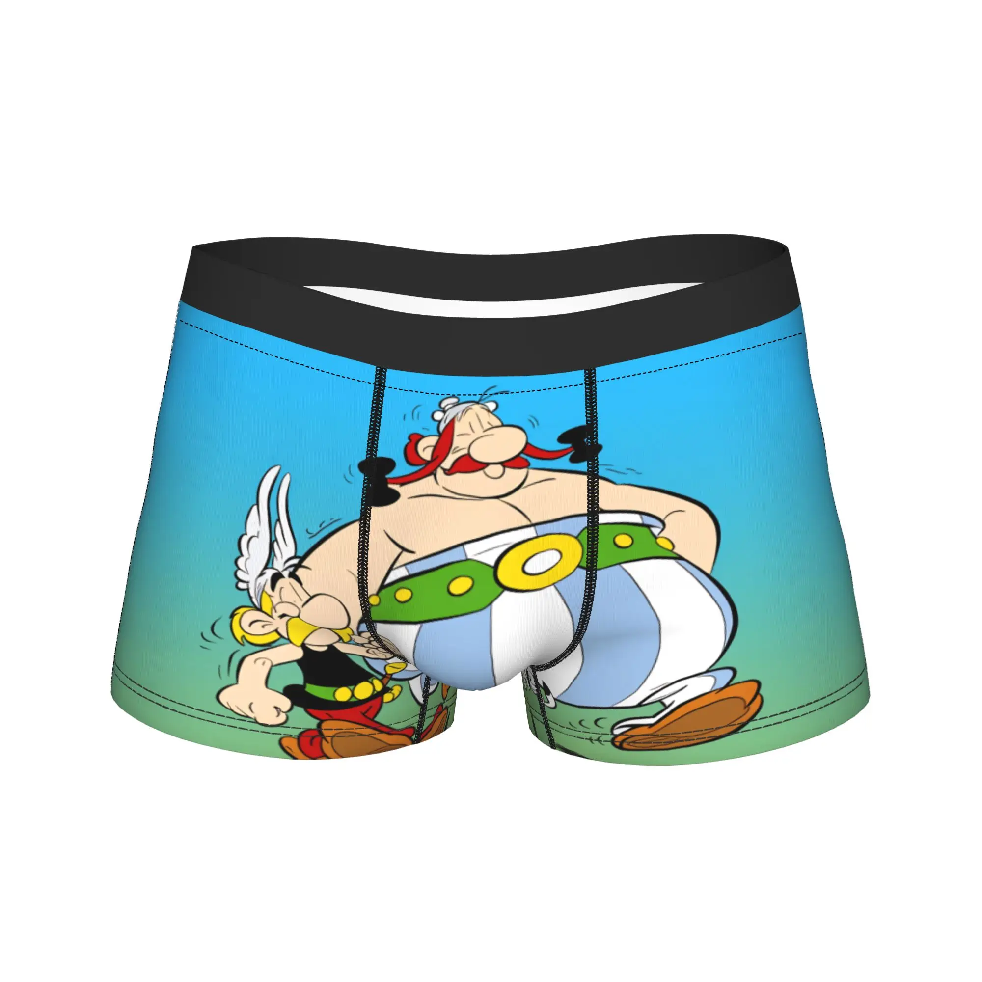 

Нижнее белье A-Asterix O-Obelix, боксеры на заказ, мужские трусы, дышащие шорты, трусы, подарок на день рождения