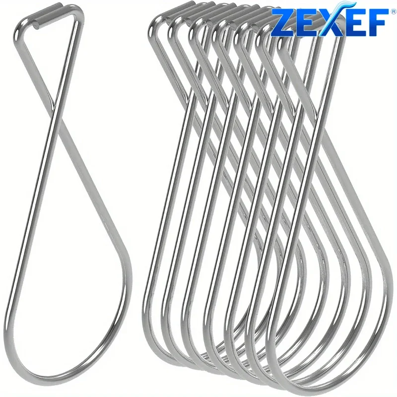 ZEXEF Deckenclip, 20/50 Stück, Kleiderständer, Haken zum Aufhängen, Lichterkette für den Außenbereich, exquisites Hakenregal von Deckenfliesen