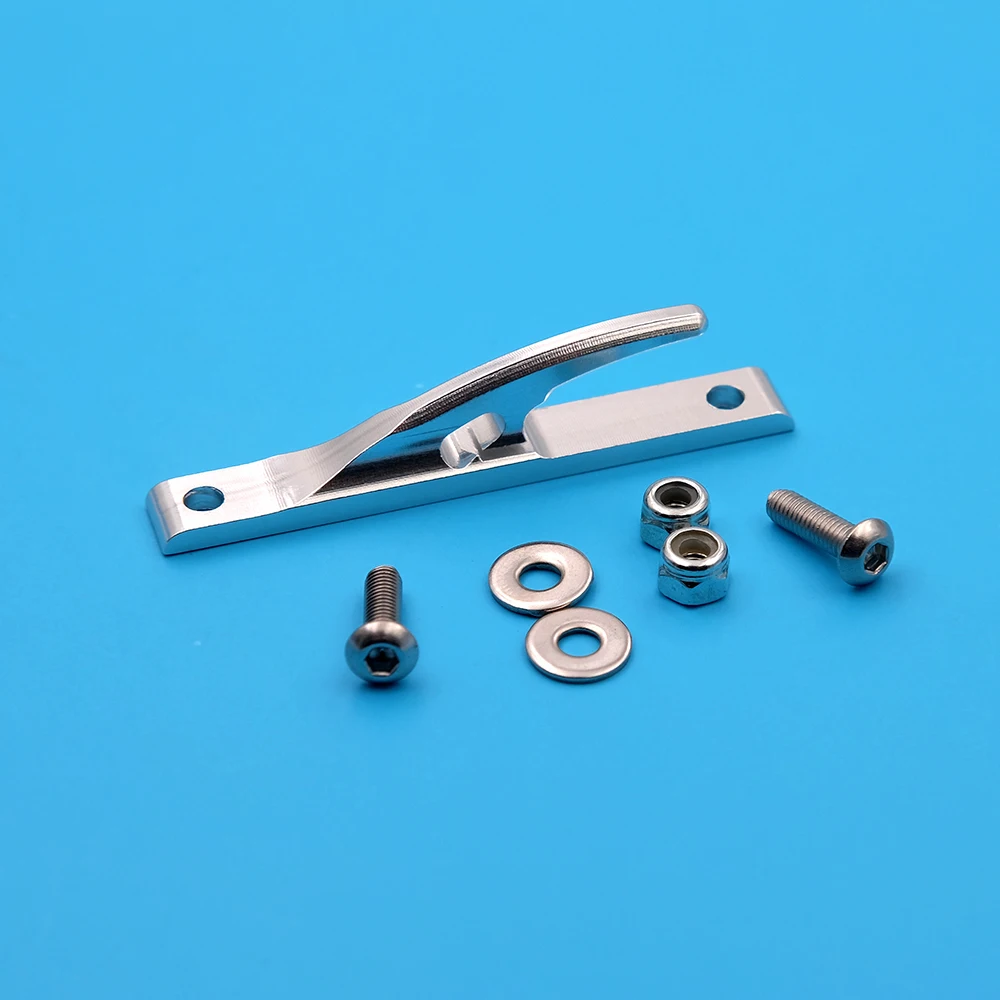 1 Piece CNC Aluminium 12x52mm / 17x80mm RC Boat Deck Hook For Gas Brushless Nitro Boat Methanol Hook To Save Boat Parts