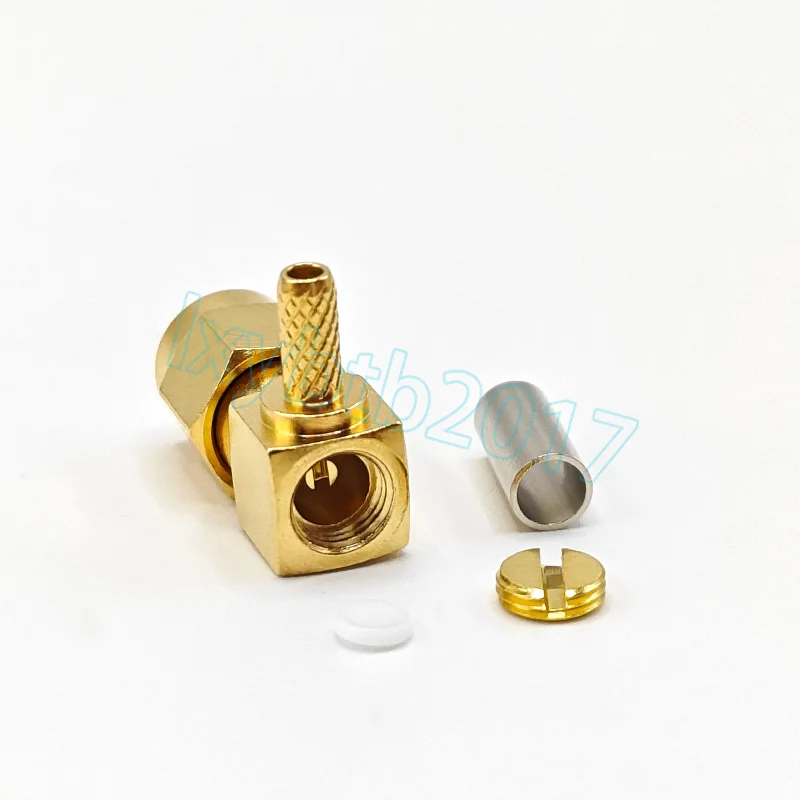SMA-JW3 RF bent male crimp RG316 cable SMA-C-JW1.5 with RG174 cable