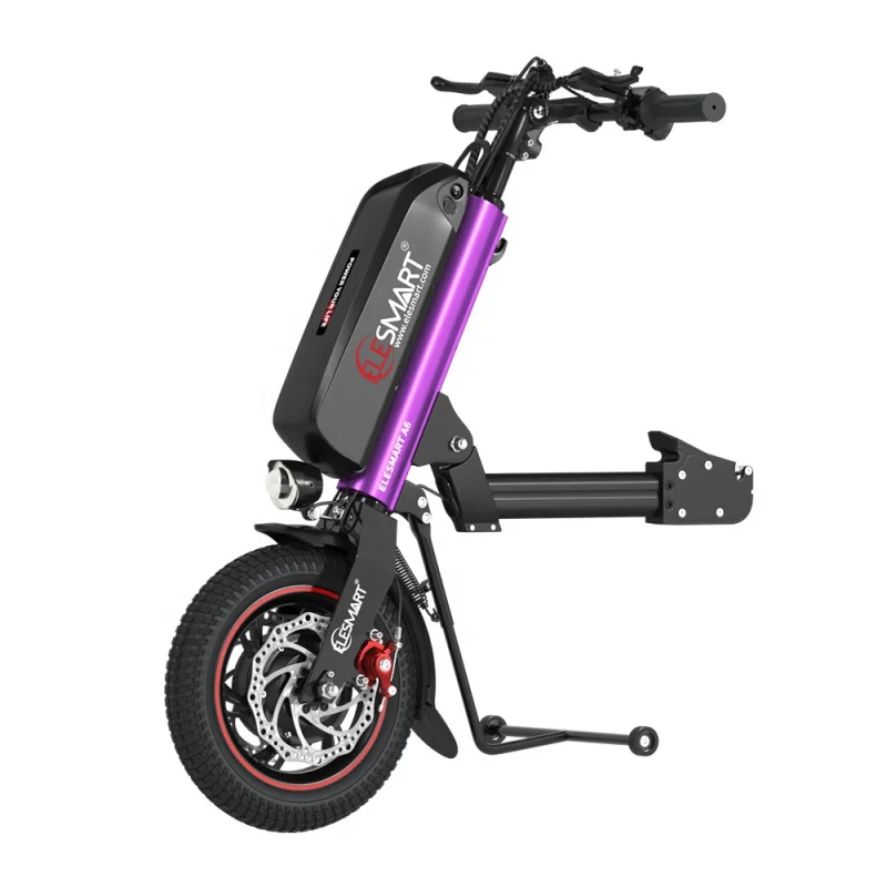 Colorful Options Height Adjustable Lightweight Powerful Electric Handbikes 36V 500W Motor Handcycles For Manual Wheelchairs