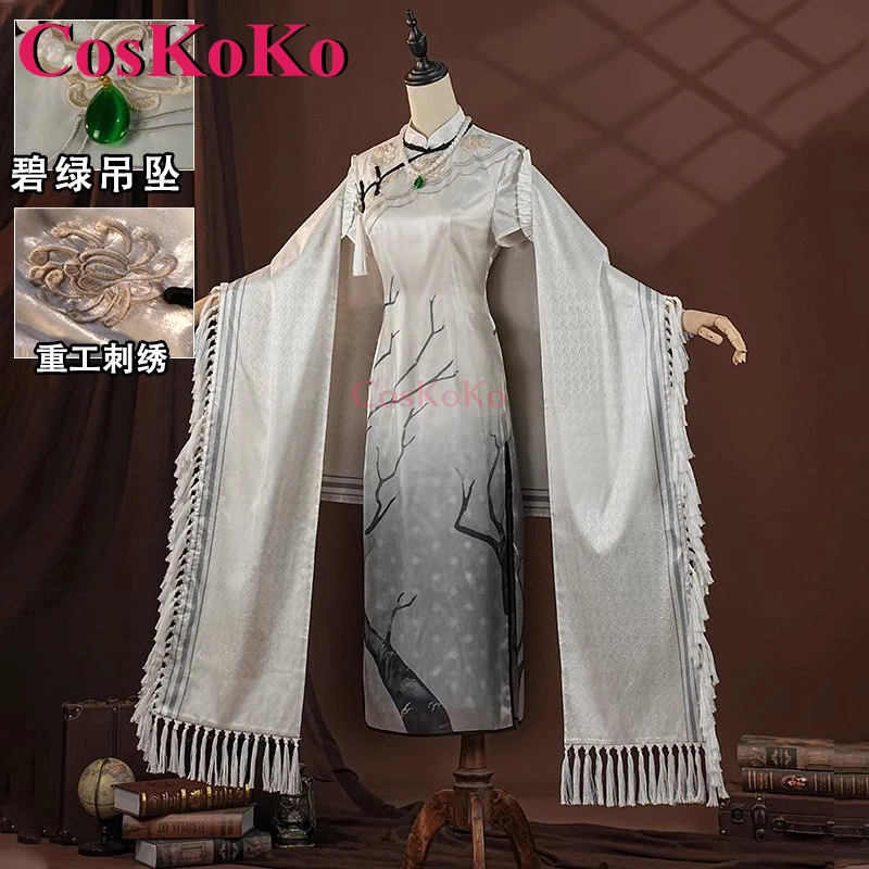 CosKoKo Ada Mesmer/Psychologist Cosplay Game Identity V Costume Sweet Elegant Formal Dress Halloween Party Role Play Clothing