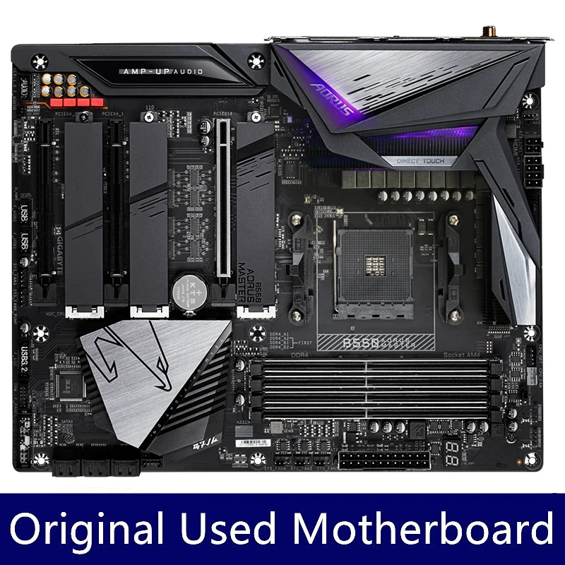 GIGABYTE B550 AORUS MASTER Motherboard 128GB HDMI PCI-E4.0 M.2 Socket AM4 DDR4 ATX B550 Mainboard