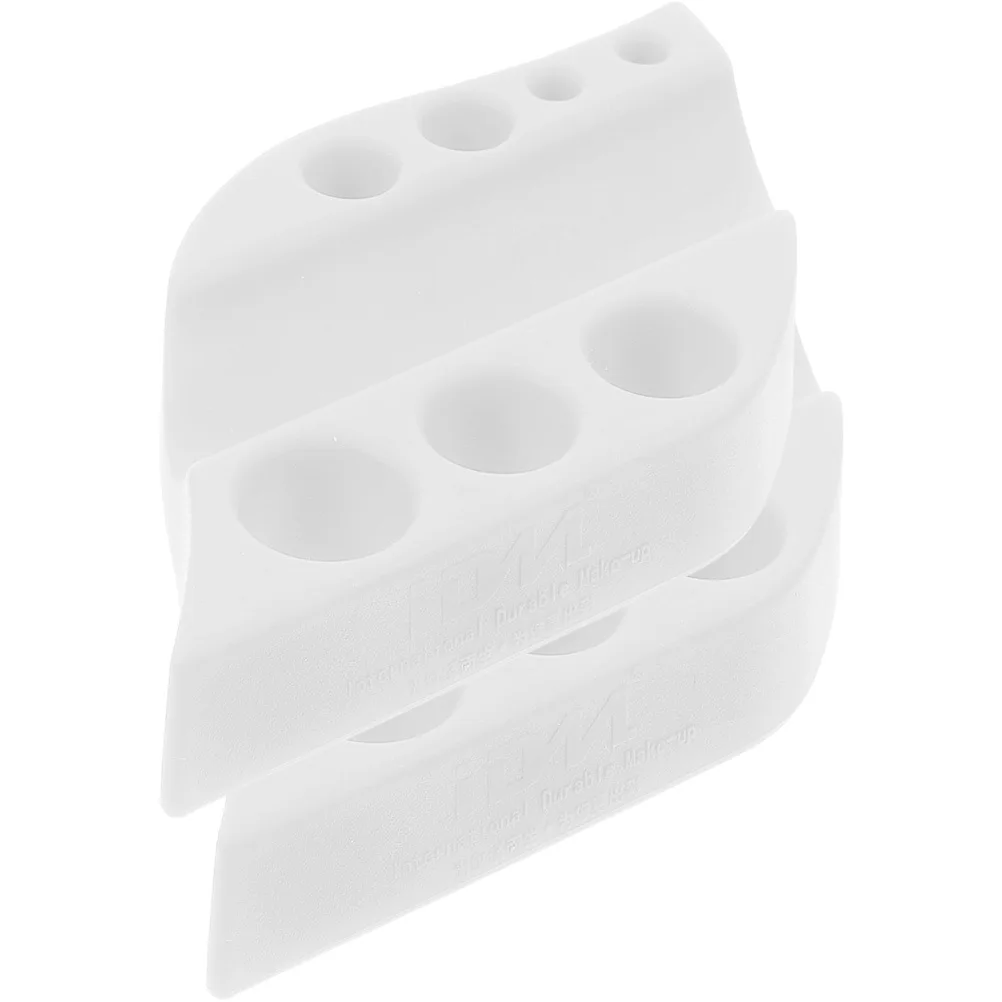 

2Pcs Silicone Tattoo Ink Cup Holder Pigment Organizer Stand Tool Holder for Tattoo Artist Makeup Pen Cotton Swabs