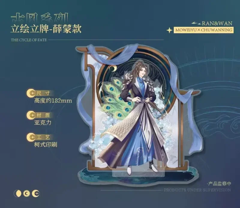 The Husky and His White Cat Shizun Chu Wanning Mo Ran Xue Meng Shi Mei Anime Acrylic Standing Plate Ornament Collection