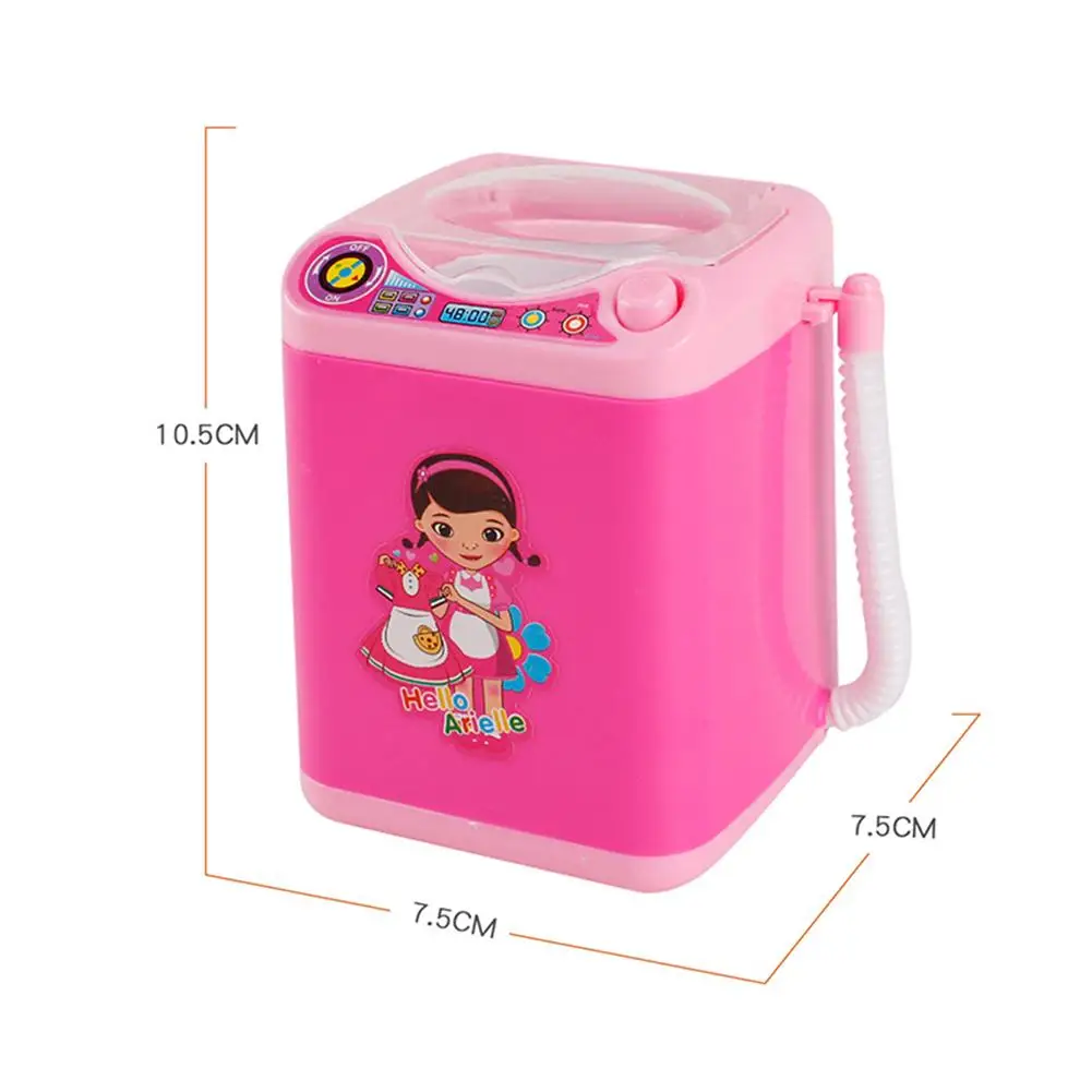 Mini Electric Washing Machine Simulation Upgrade Washing Machine Children Role Play Toys For Girls Gifts