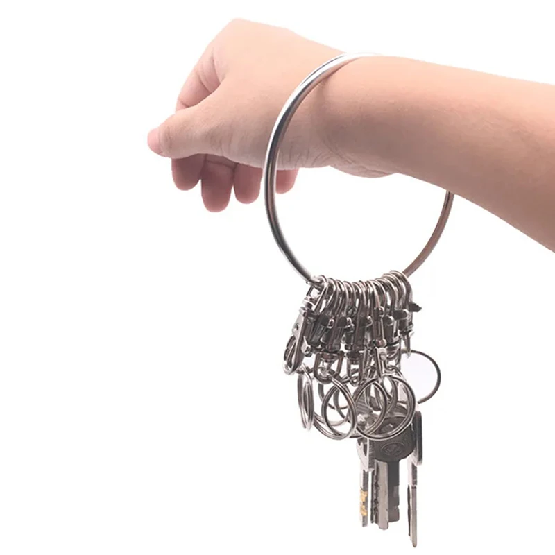 Key Chain Hanging Ring Creative Key Chain Multiple Thickened Key Rings Warehouse Dormitory Landlord Management Key Hang Buckle