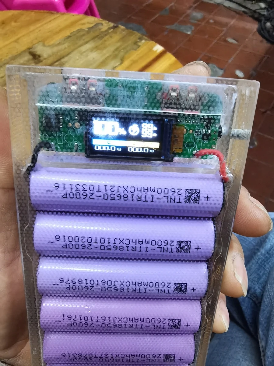 TFT Color Screen Digital Display Fast Charging Power Bank Main Board DIY Power Bank Module  22.5W Fast Charge Motherboard