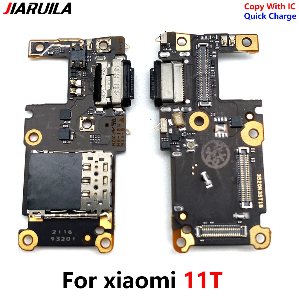 NEW USB Repair Charging Port Connector Board Cable With Microphone For Xiaomi Mi 10T 11 12 10 Lite / Mi 11T 10T Pro Fast charger