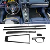 AFDT For Porsche 911 991 718 982 Boxster Cayman 2014-2018 실제 탄소 섬유 센터 콘솔 자동차 인테리어 도어 패널 트림 1