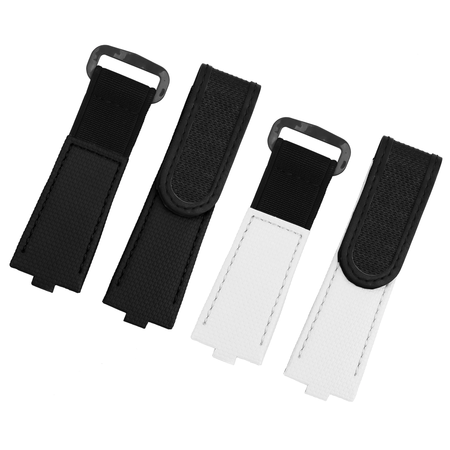 for VC Vacheron Constantin Four Seas 4500V/5500V/7900 Fluororubber Genuine Leather Watch Strap with 7mm Special Band