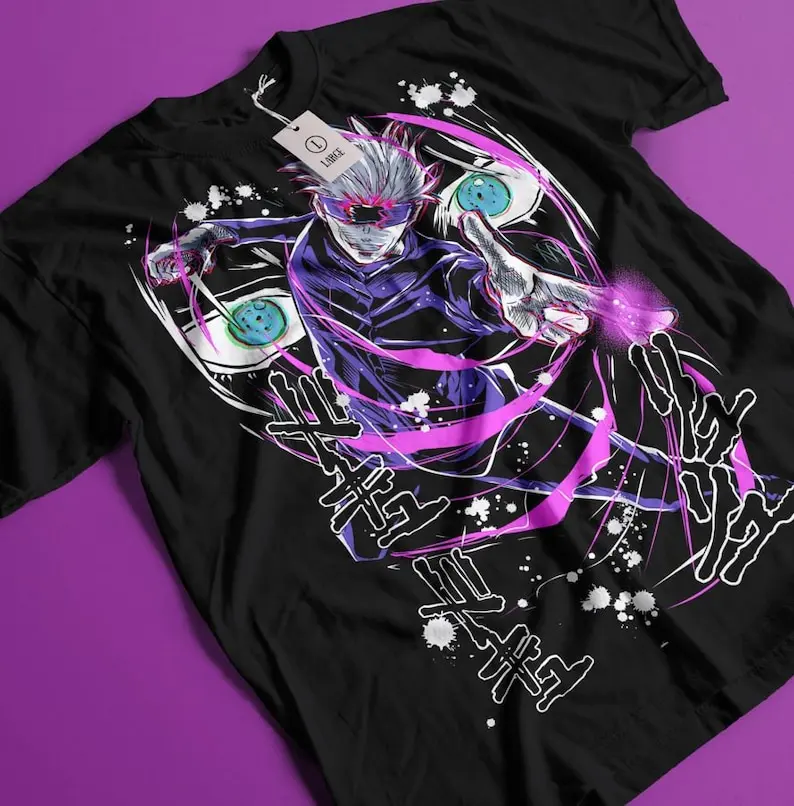 

Anime retro T-shirt, 100% cotton, all sizes for men and women Comic lovers