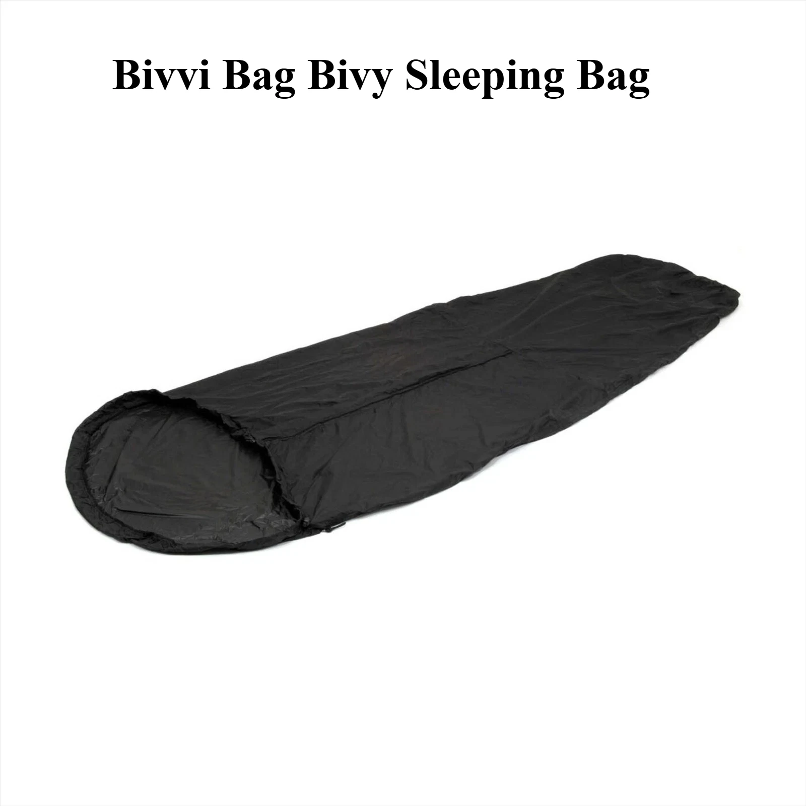 bivy-bag-half-length-front-zipper-water-resistant-sleeping-bag-cover-camping-bags-waterproof-heating-cover-zipper-bivvi-bag-340g