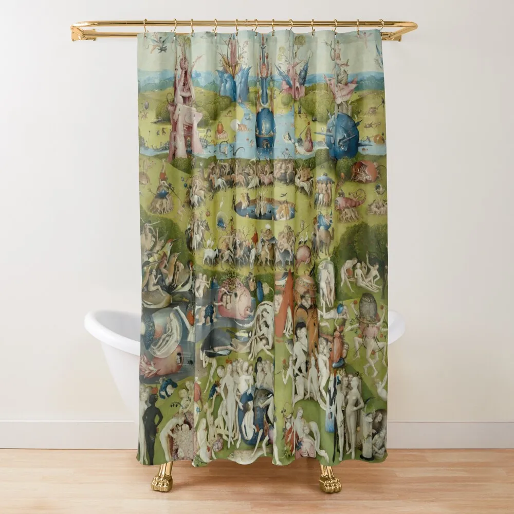 The Garden of Earthly Delights - Hieronymus Bosch Shower Curtain For Shower Window Waterproof Shower And Anti-Mold Curtain