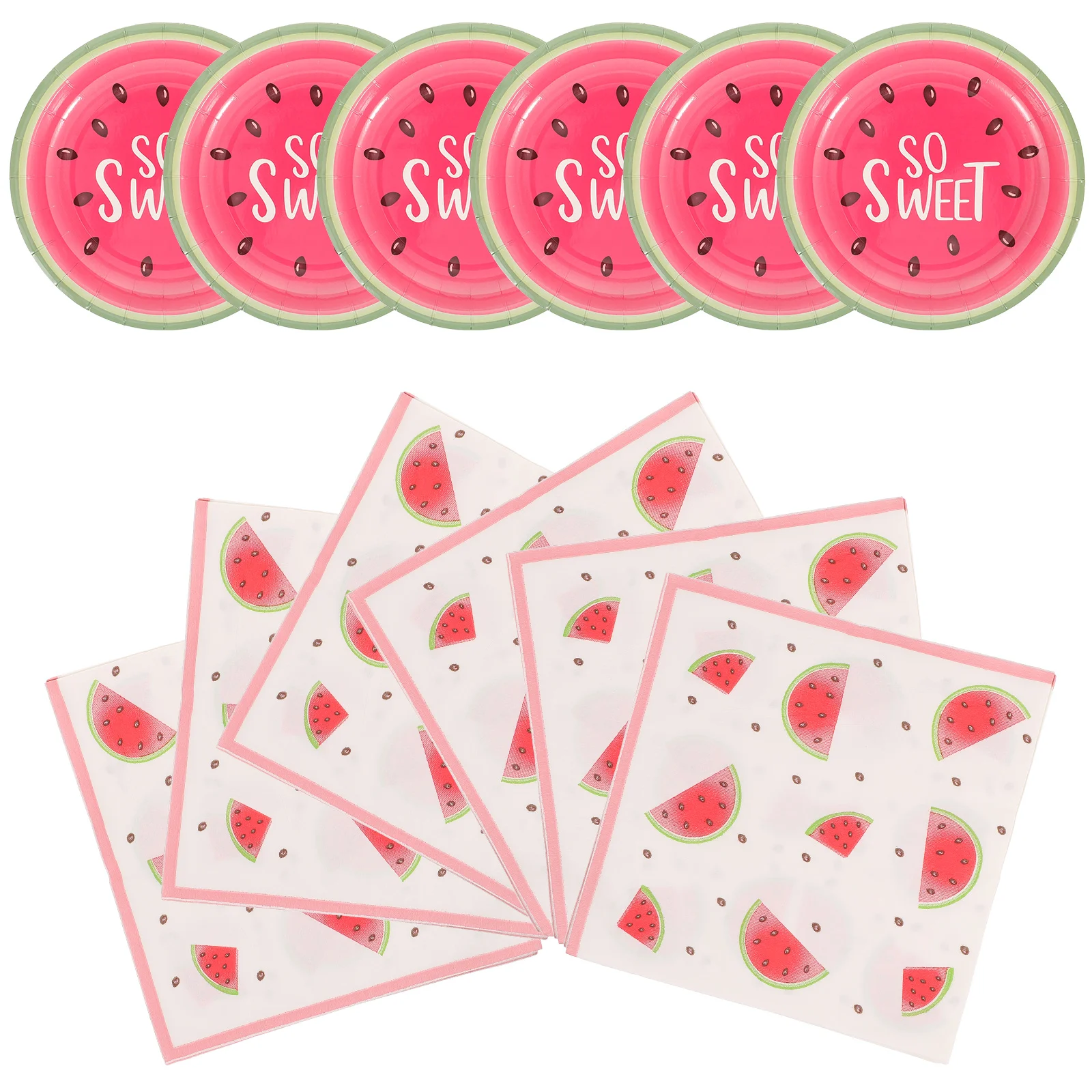 1Set Birthday Party Disposable Paper Plates Smooth Portable for Weddings Engagements Parties Party Supplies