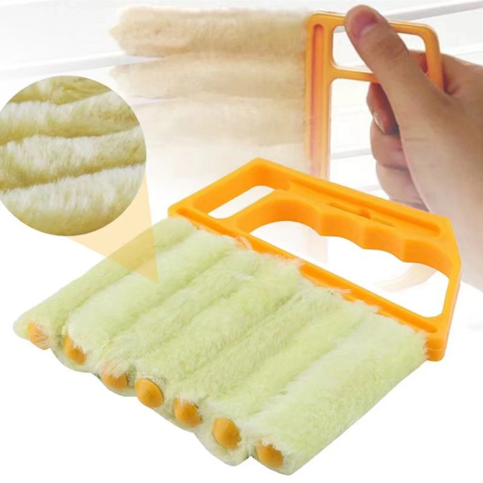 Venetian Blinds Cleaning Brush Handheld Air Conditioner Dust Remover Dust Cleaning Brush Cleaning Vent Fan Cleaning Brush