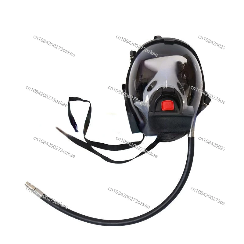 Positive Pressure Air Respirator/Resuscitator Mask Respirator Accessories Full Face Mask Yellow Mask with Cans