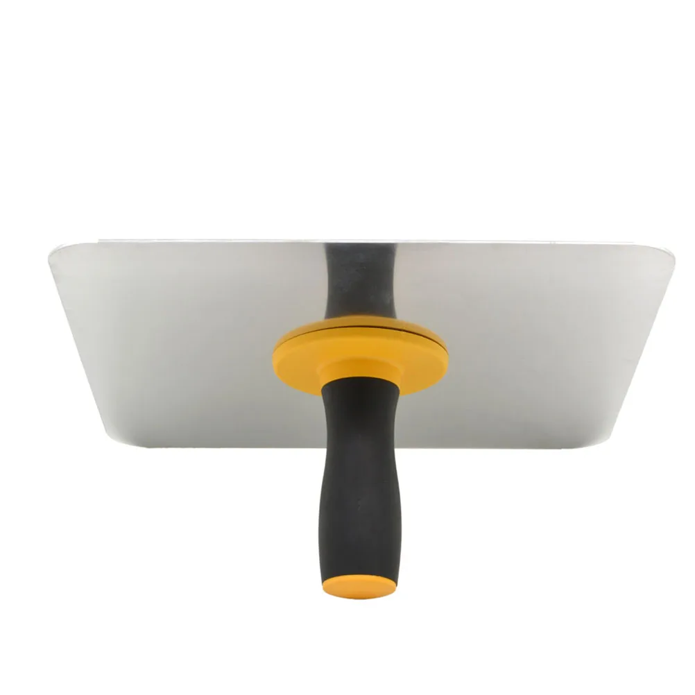 

Aluminum Two Tone Handle Clay Board Mud Scraper Concrete Finishing Tile Leveling Plastering Trowel Pad Ergonomic Plastic Handle