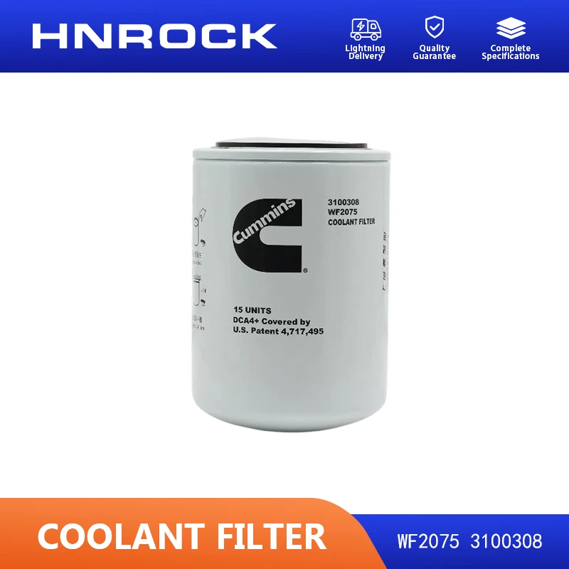NEW HNROCK COOLANT FILTER WF2075 3100308 WF2076 4058965 Suitable for G2/G3 Marine Generator Sets K19/K38/K50 Engine Water Filter