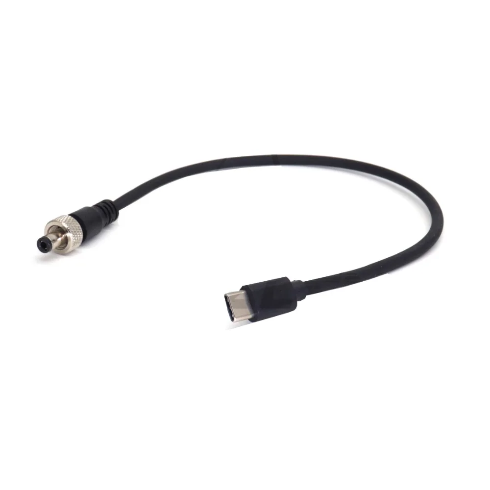 New Type-C to DC 2.5mm with Lock Video Transmission Power Cable 1m for DJI Ronin RS3 RS4